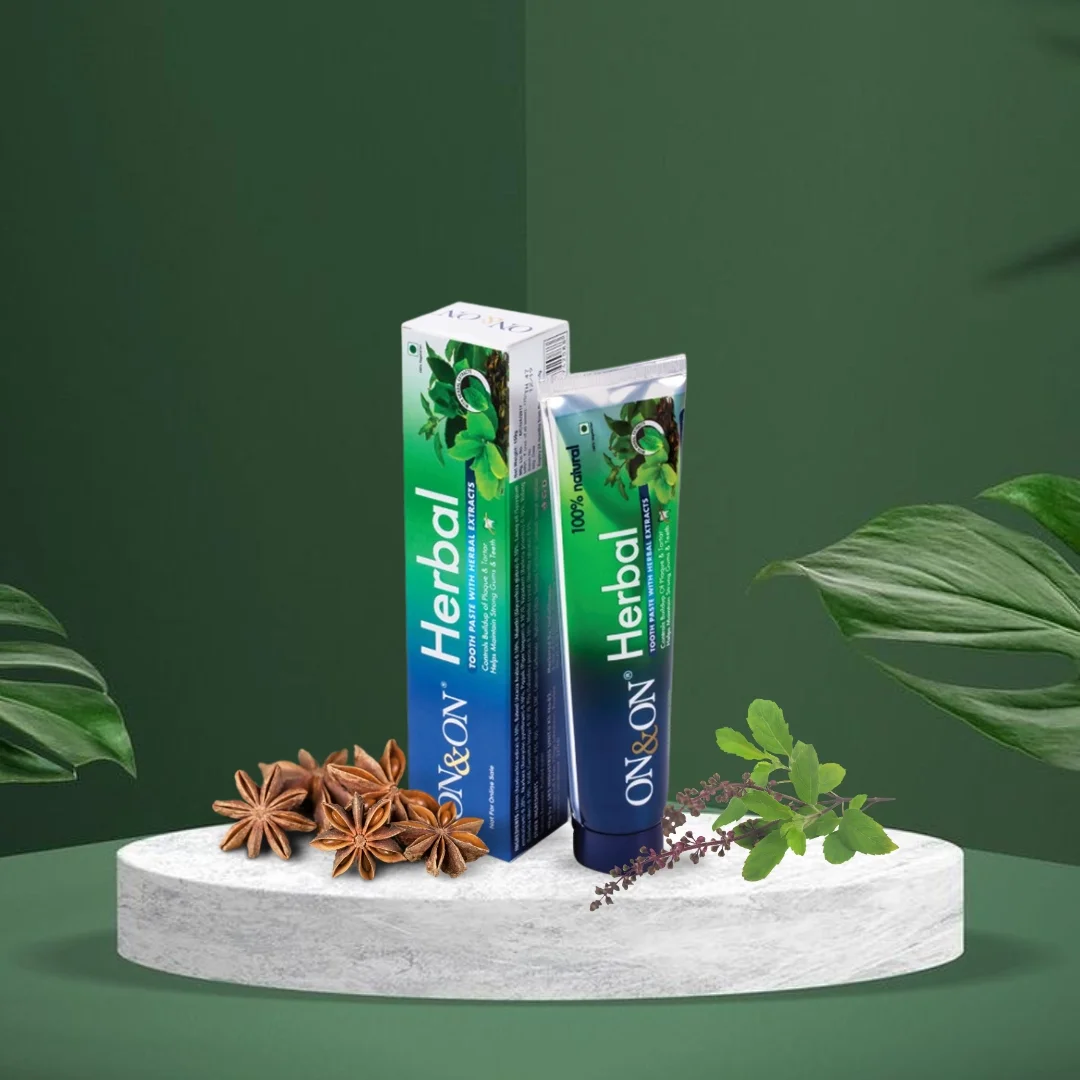On&On Herbal Tooth Paste With Herbal Extracts 150 Gms